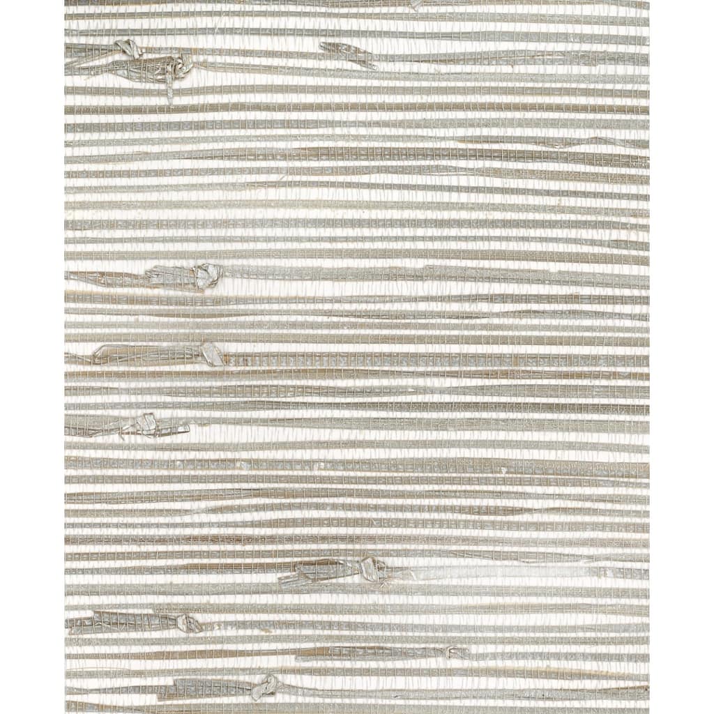 Seabrook Designs Silversmoke Java Gasscloth Unpasted Wallpaper - 36 in W x 24 ft. L
