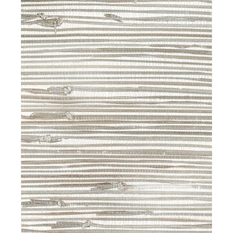 Seabrook Designs Silversmoke Java Gasscloth Unpasted Wallpaper - 36 in W x 24 ft. L - 36 in W x 24 ft. L - Silversmoke