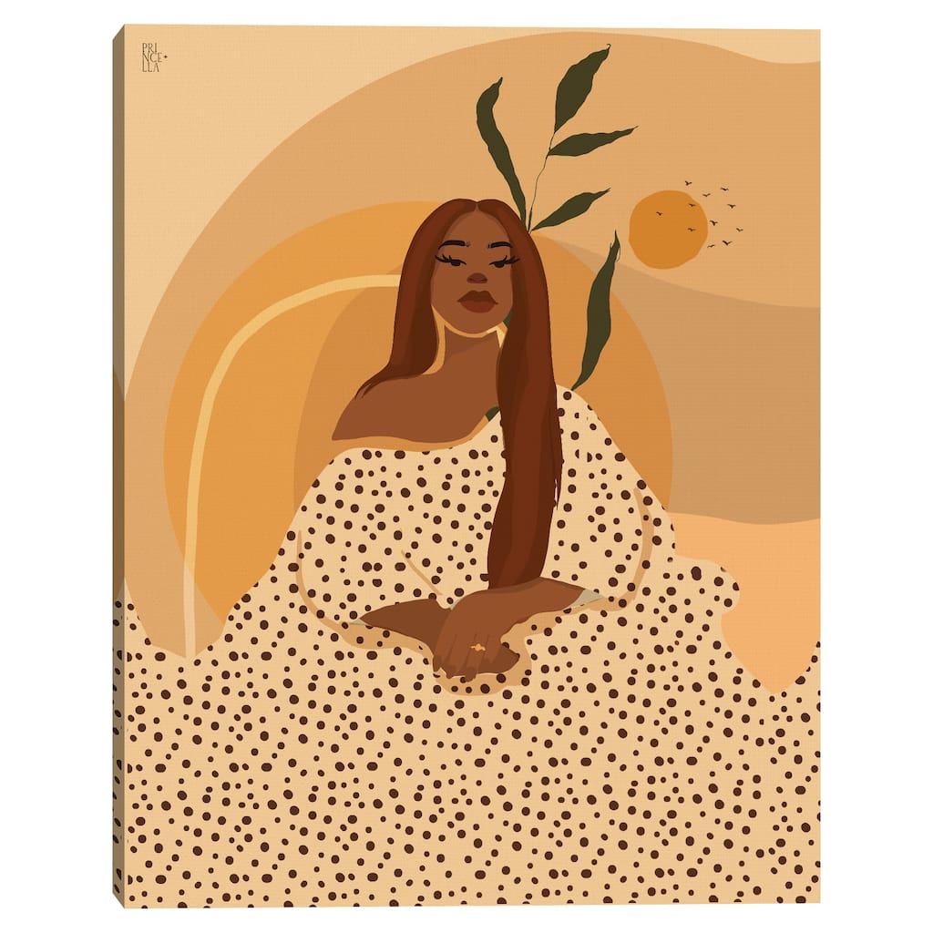 Her Strength by Princella Canvas Art Print