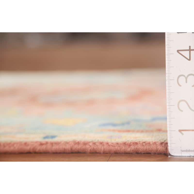 Oushak Accent Rug Hand-Knotted Wool Carpet - 2'7" x 5'10"