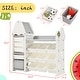 preview thumbnail 4 of 8, Kids Toy Storage Organizer with 14 Bins, Multi-functional Nursery Organizer Kids Furniture Set Toy Storage Cabinet Unit