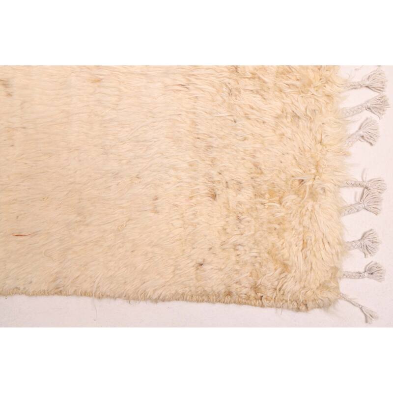 ECARPETGALLERY Hand-knotted Pak Finest Marrakesh Cream Wool Rug - 6'1 x 7'3