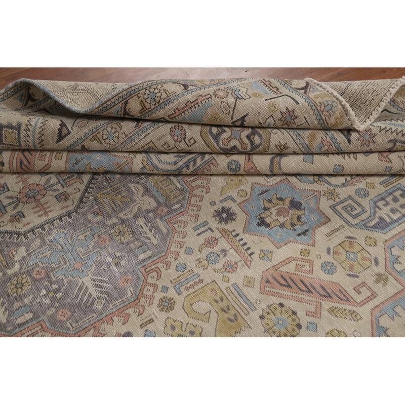 Beuge Tabriz Persian Rug Traditional Hand-Knotted Wool Carpet - 8'8"x 11'2"