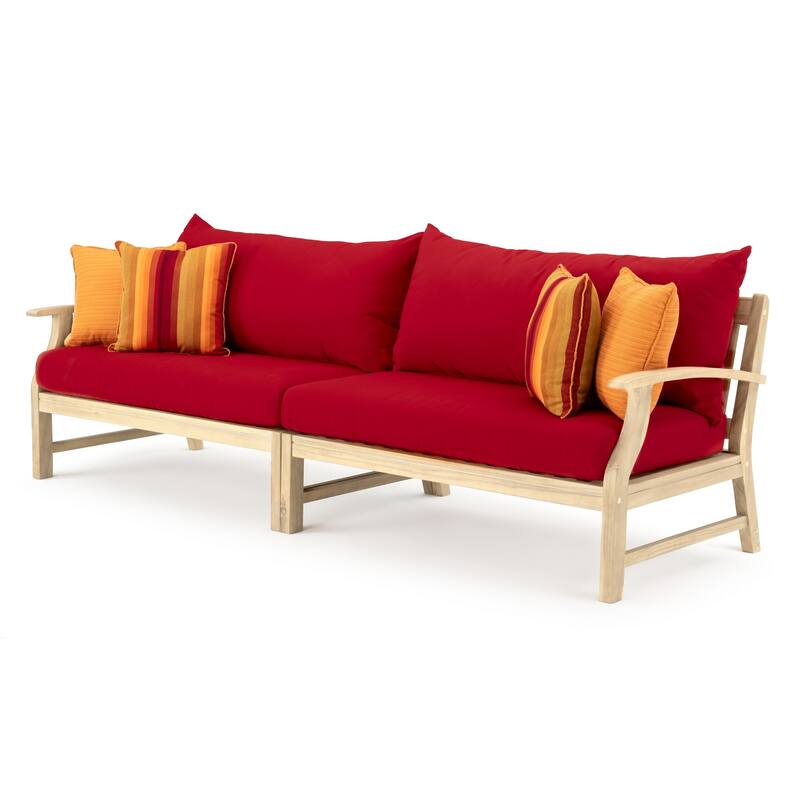 Kooper 6 Piece Sunbrella Outdoor Patio Sectional with Table