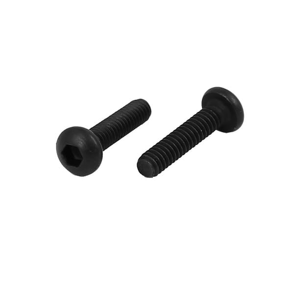 Uxcell M4-0.7x60mm Button Head Socket Cap Screws