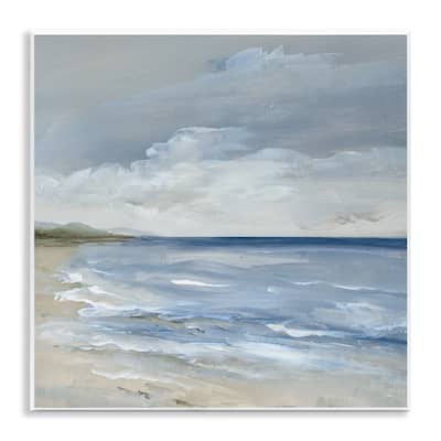 Stupell Stormy Beach Landscape Wall Plaque Art Design By Nan