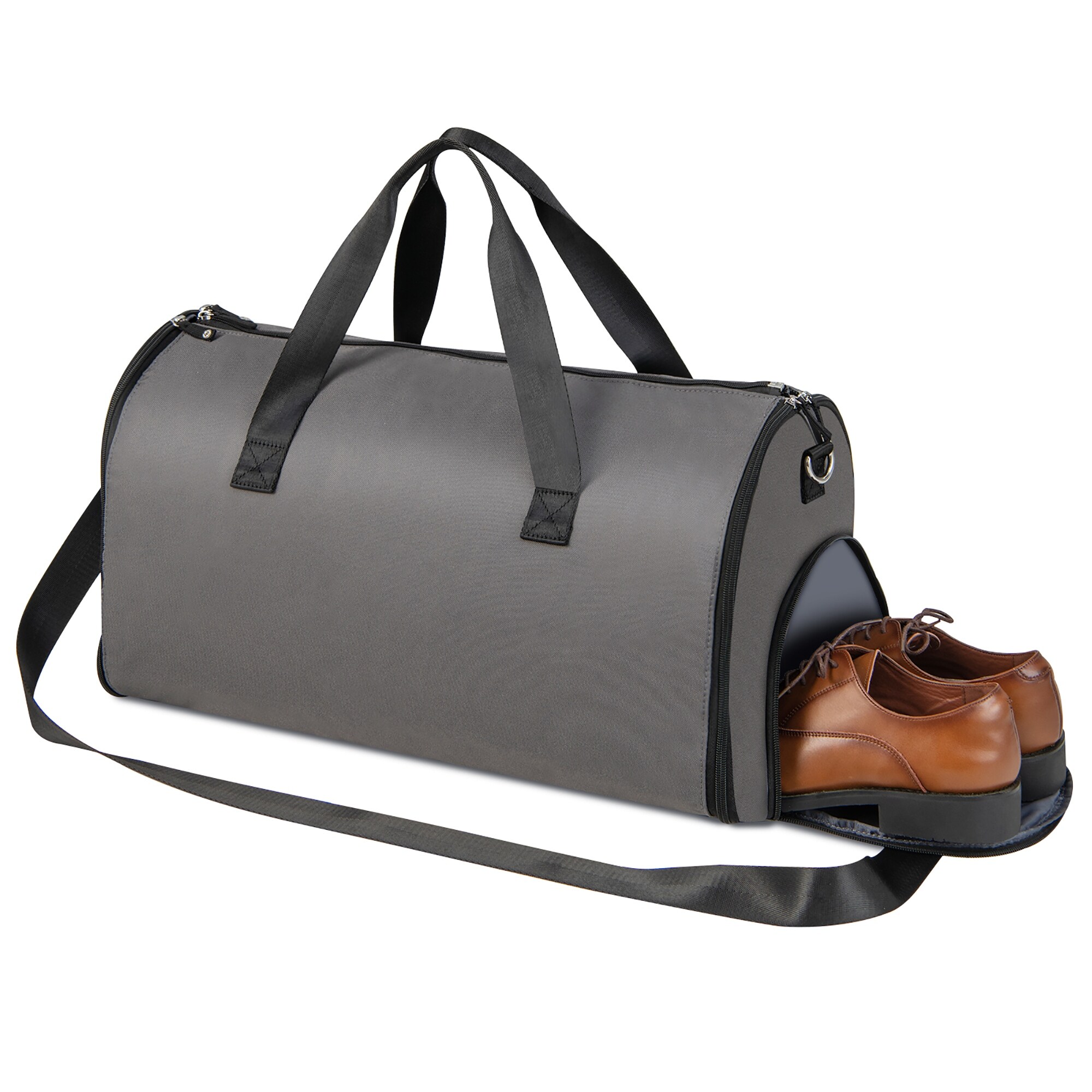 Costway 2 in 1 Duffel Storage Bag Hanging Suit Travel Bag w Shoe On Sale Bed Bath Beyond 37162390
