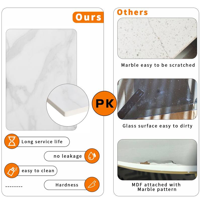 40 Inch Half Moon Console Table Sintered Stone-top Table for Entryway - 39.4x30.7 inch