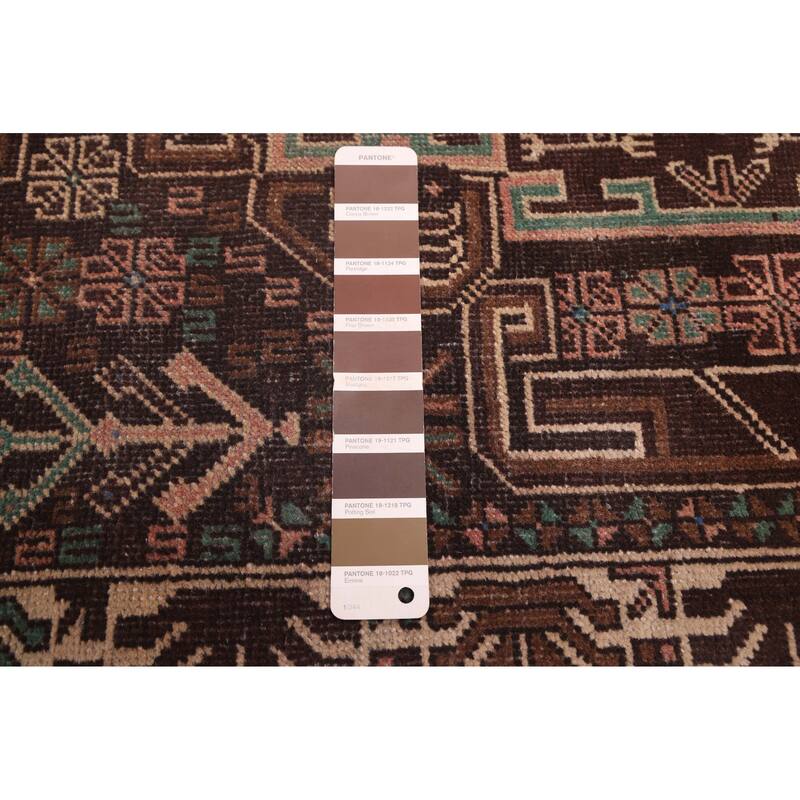 ECARPETGALLERY Hand-knotted Teimani Brown Wool Rug - 3'7 x 5'8