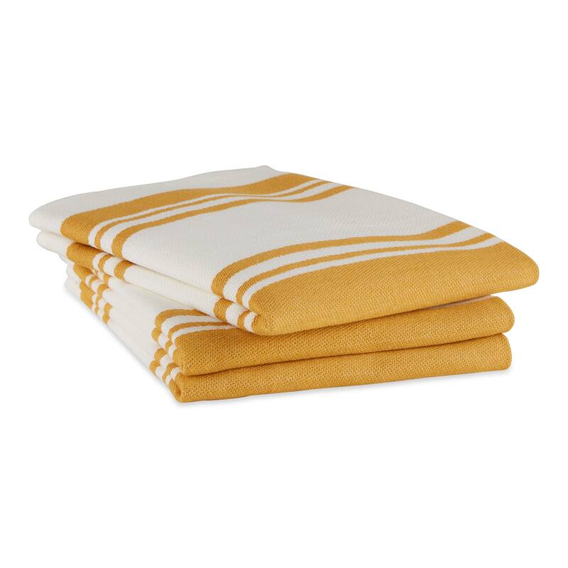 DII Vintage Red Chef Stripe Dishtowel (Set of 3)