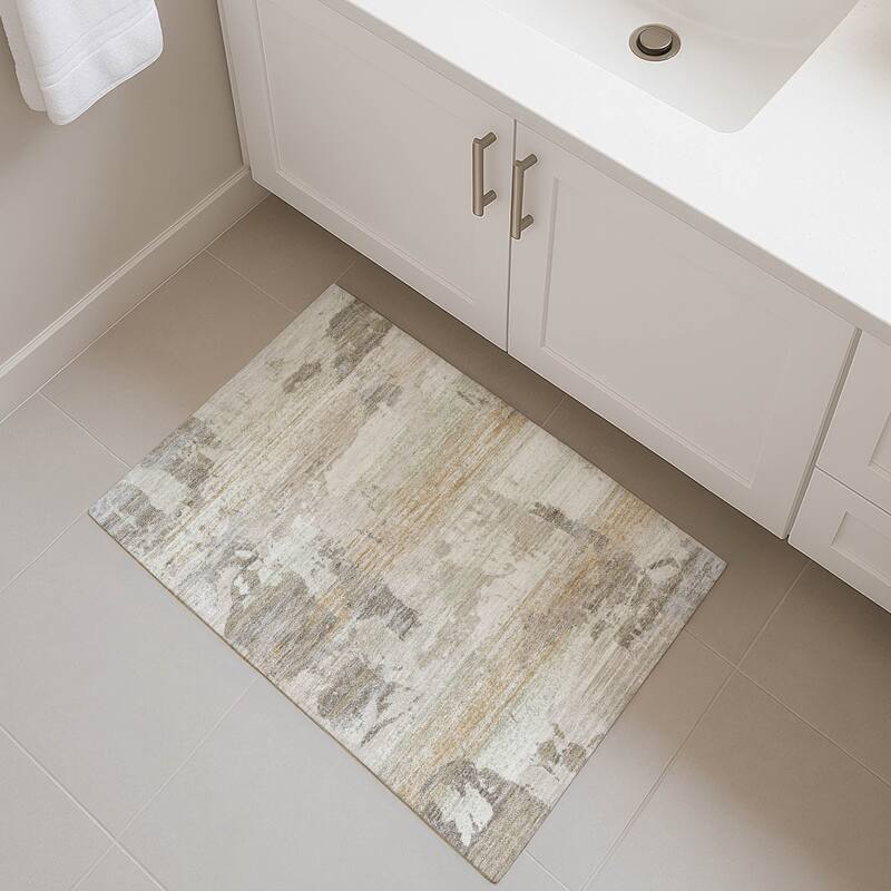 Machine Washable Indoor/ Outdoor Chic Veta Chantille Rug