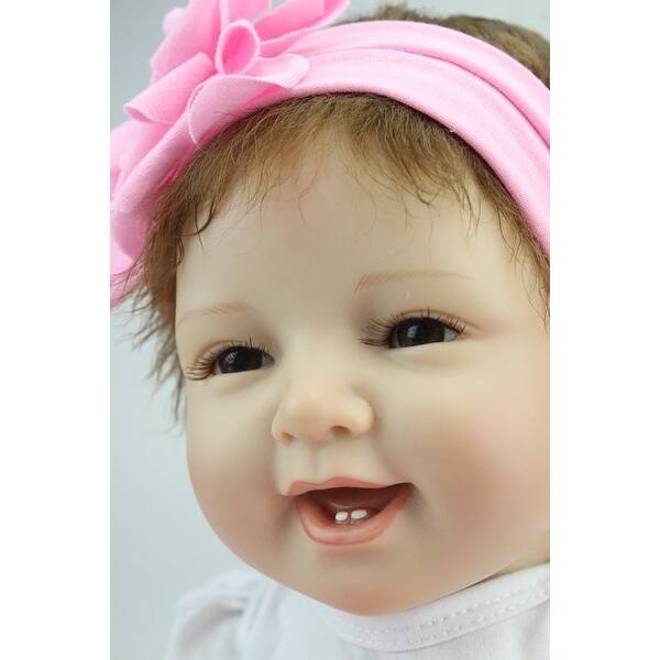 Shop 22 Inch Lifelike Girl Baby Realistic Handmade Reborn Doll