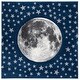 preview thumbnail 59 of 61, SAFAVIEH Carousel Kids Atsumi Moon Rug 3' Square - Navy/Grey
