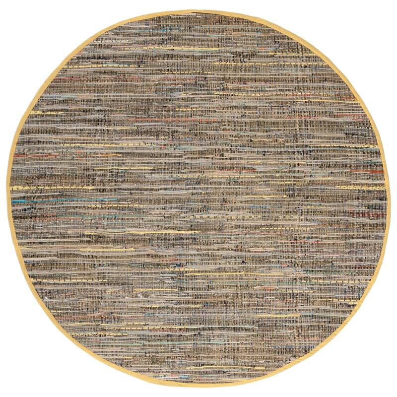 SAFAVIEH Handmade Rag Rug Bookem Casual Stripe Cotton Rug with Fringe On Sale Bed Bath