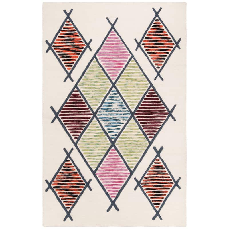 SAFAVIEH Hand-knotted Kenya Isolina Southwestern Tribal Wool Rug