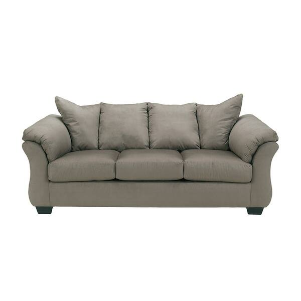 Offex Signature Design By Ashley Darcy Sofa In Cobblestone Offex Signature Design By Ashley Darcy