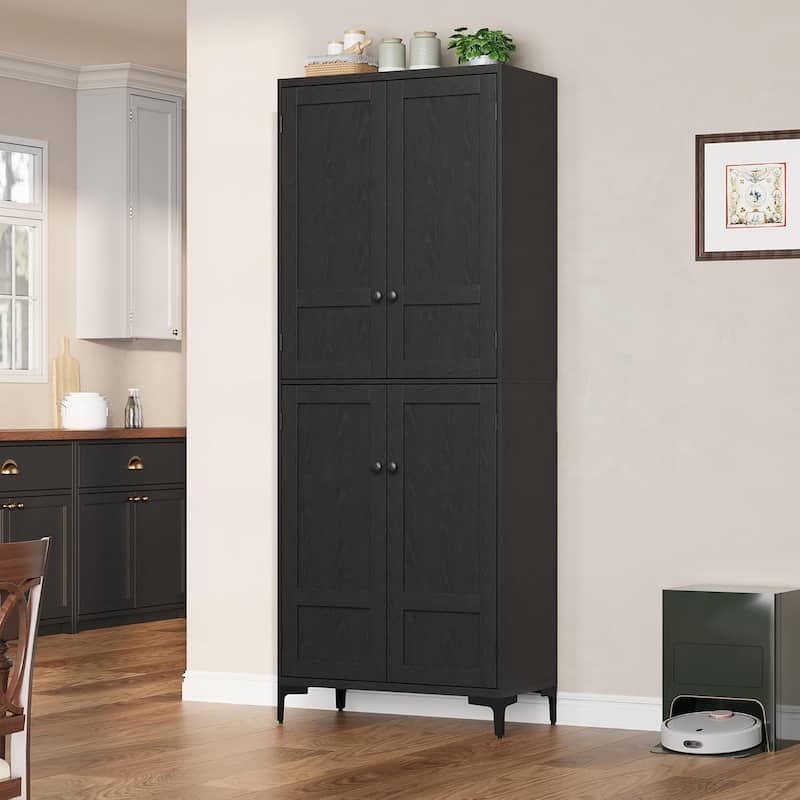 71 Inch Tall Storage Cabinet, 5 - Tier Kitchen Pantry Cabinet