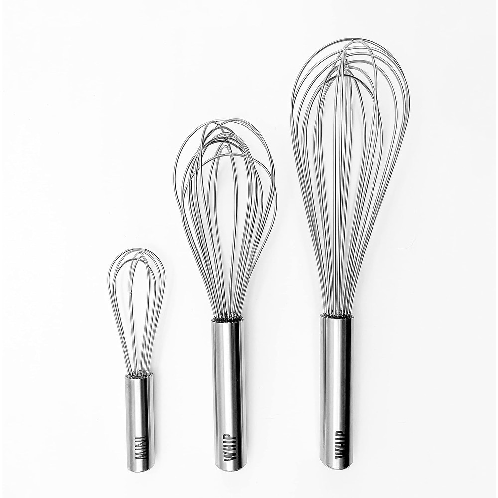 Durable Silicone Whisk with Stainless Steel Handle by Amercook - Bed Bath &  Beyond - 31943719