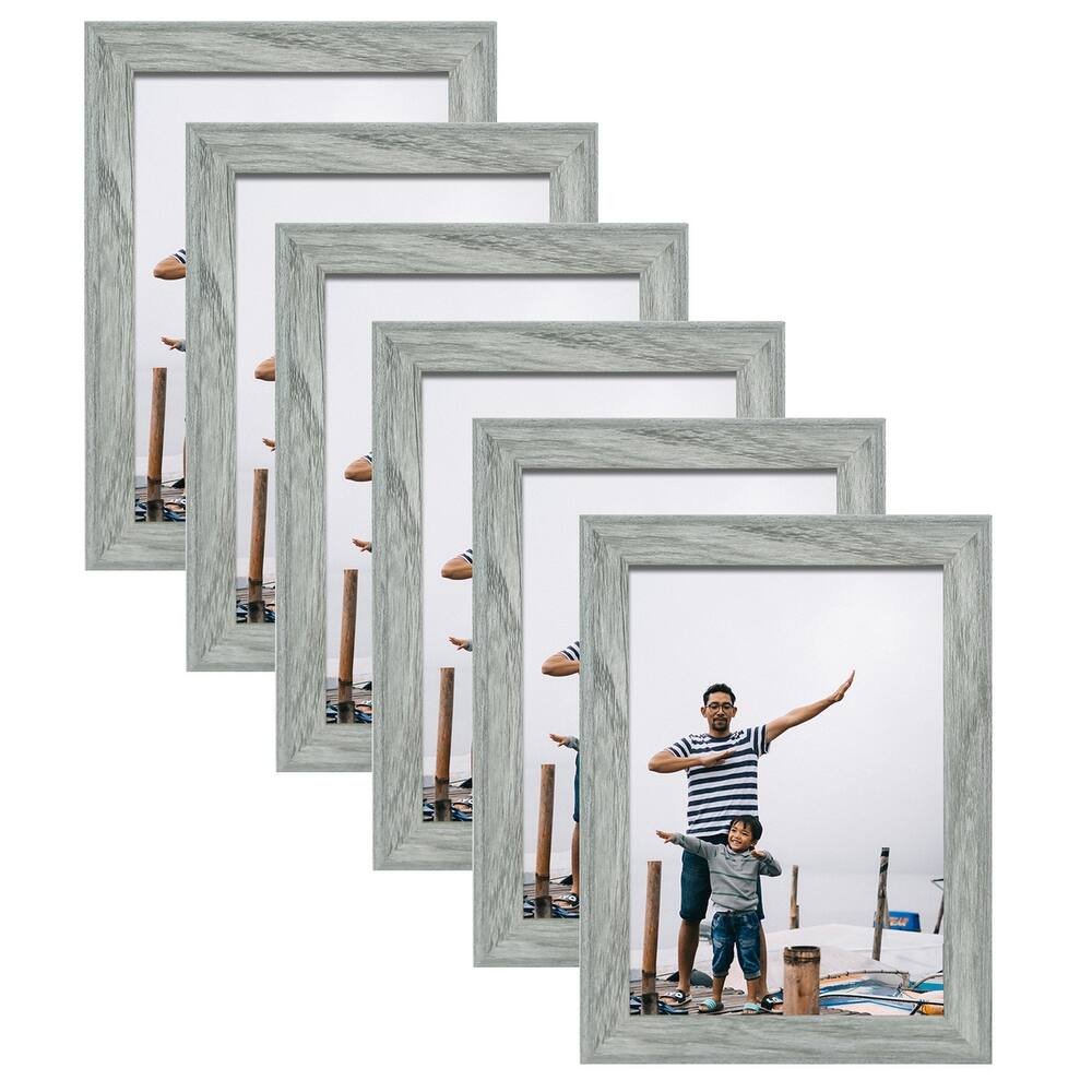Adeco Set of 6 Wood Photo Frame