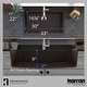 preview thumbnail 50 of 57, Karran QT-812 Top Mount 33 in. Large Single Bowl Quartz Kitchen Sink Kit