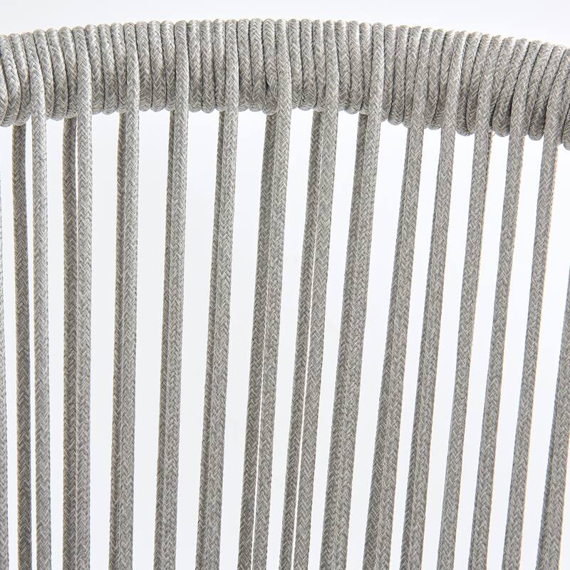 Christopher Knight Home - Orla Outdoor Rope Club Chair with Textured Taupe Cushion