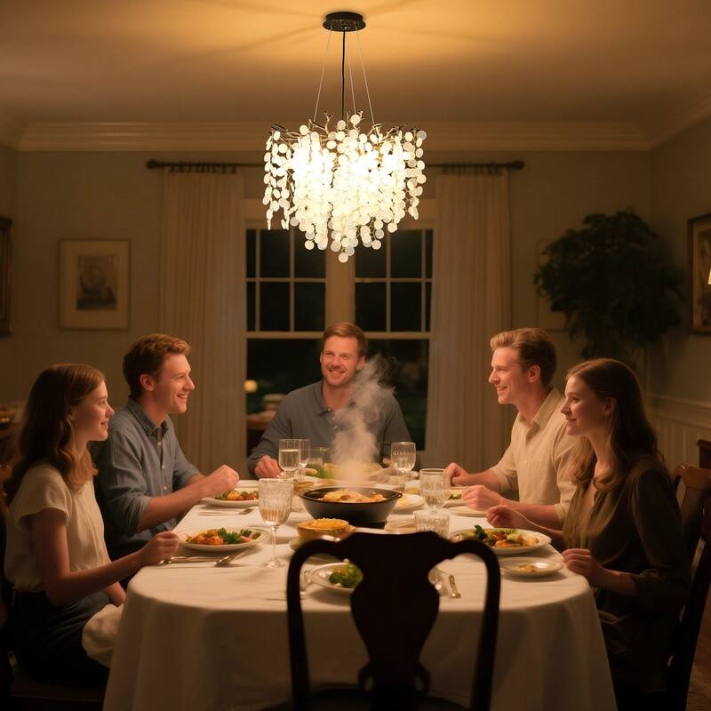 Modern Tree Branch Chandelier Crystal Pendannt Light Fixtures