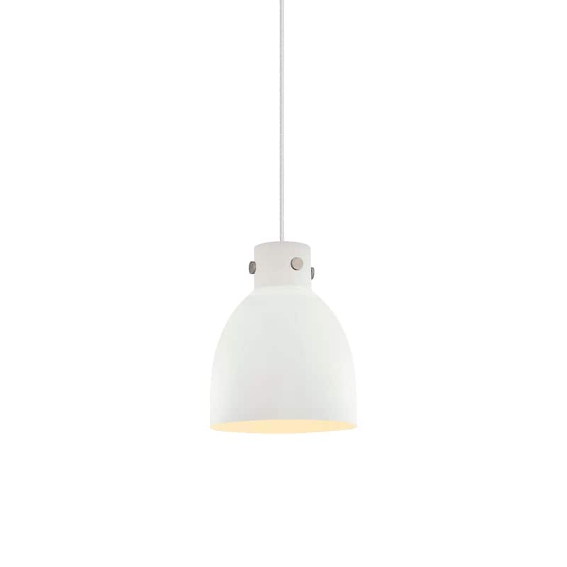 Innovations Lighting 410-1PM-12-10 Newton Bell Pendant Newton Bell 10" - Satin Nickel
