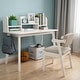 preview thumbnail 11 of 17, Kids Desk and Chair Set, Wooden Student Study Desk Writing Desk