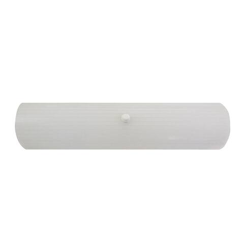 White 2-light Vanity