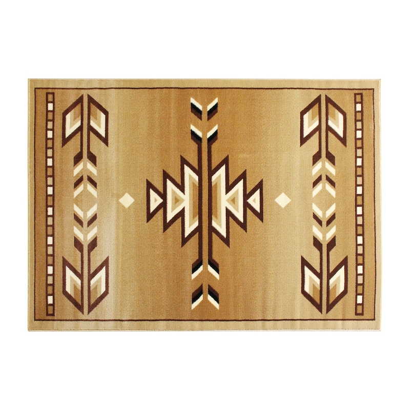 Multipurpose Southwestern Style Patterned Indoor Area Rug