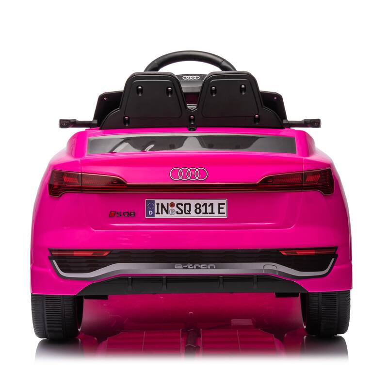 12V Kids Ride On Electric Car W/Parents Remote Control,Licensed Audi Sq8 For Kids,Volume Control,For Kids Aged 3-6.