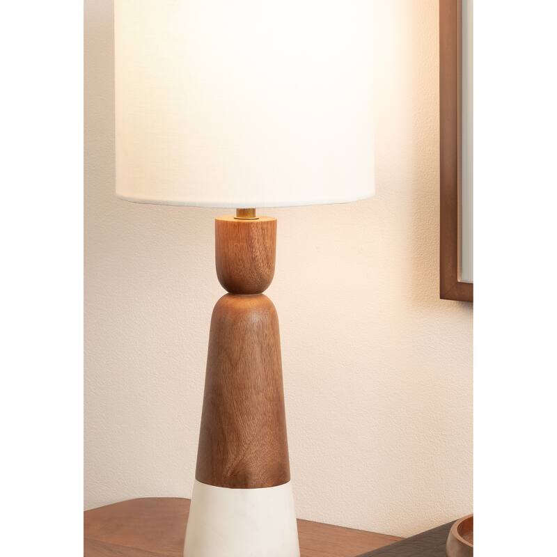 Kate and Laurel Deori Table Lamp - 8x8x20
