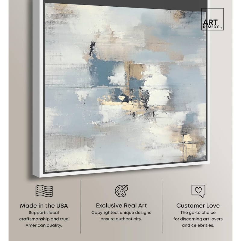 Morning Mist Over the Water Canvas by Art Remedy