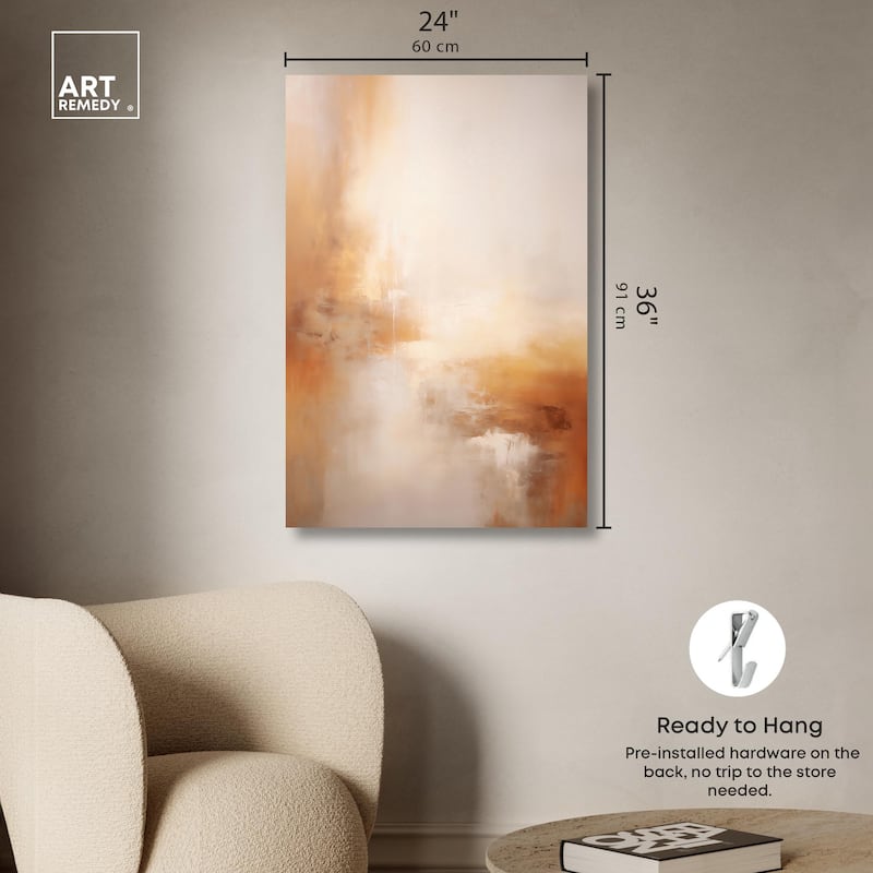 Dusky Dunes Canvas by Art Remedy, Gallery Wrapped