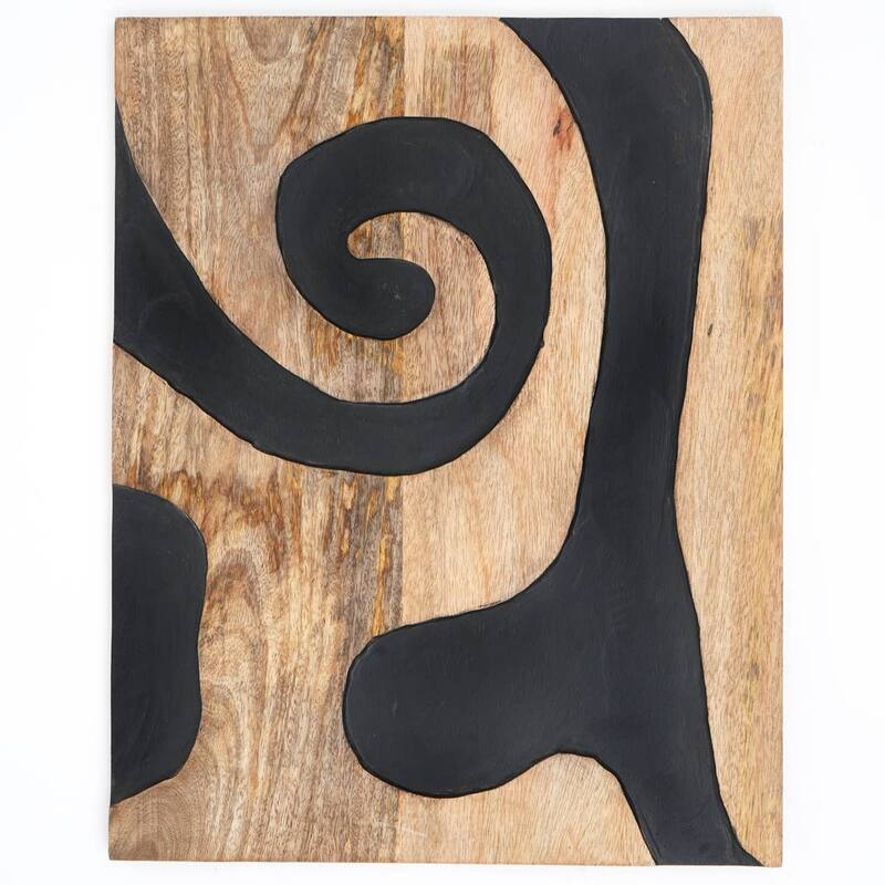 Wall Art Forms Of Nature Handcrafted Wooden Wall Decor - 16x20" - Brown