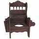 preview thumbnail 12 of 12, Children's Oak Potty Chair With Lid - Onyx Stain