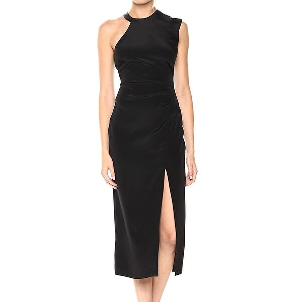 nicole miller ruched sheath dress