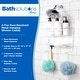 preview thumbnail 2 of 11, Kenney Rust-Resistant 2-Tier Small Hanging Shower Caddy - White