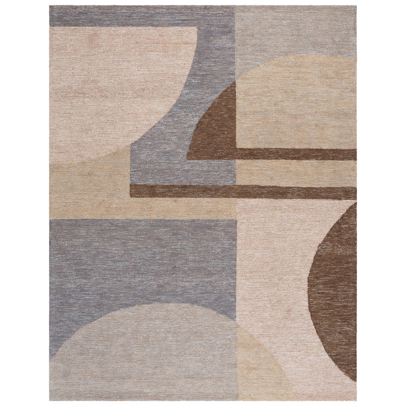 SAFAVIEH Handmade Natural Fiber Cimen Casual Jute Rug - 8' x 10' - Natural/Grey