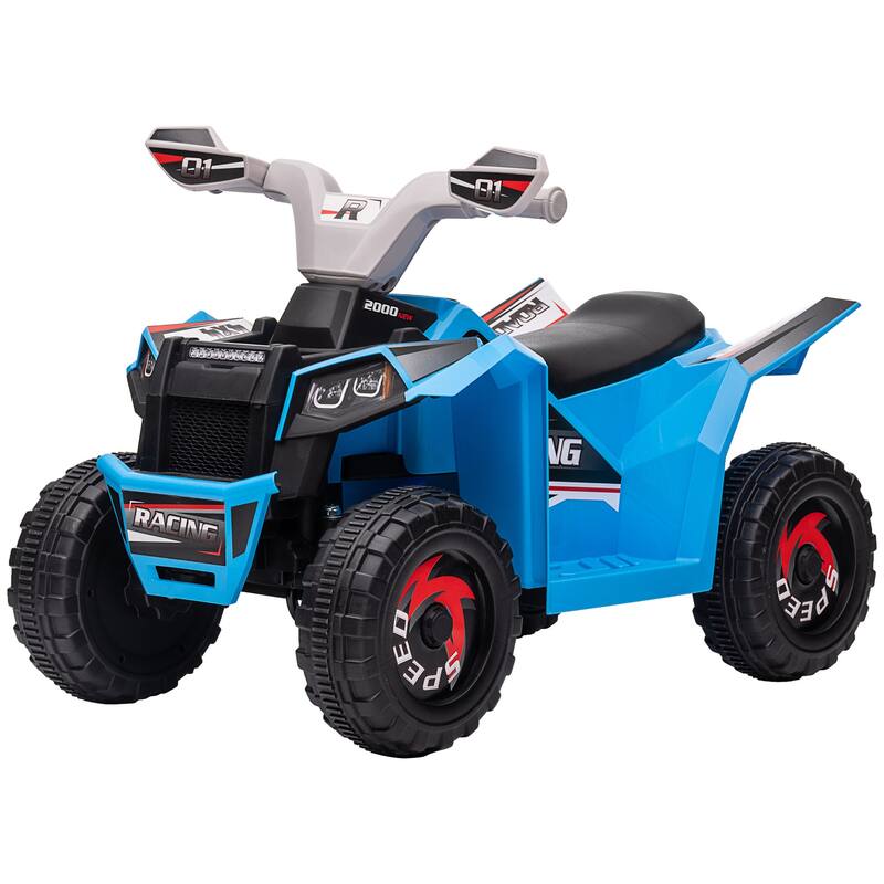 Kids 6V ATV Quad Ride-On with Safe Speed, Durable Wheels and Forward, Backward Movement for 18-36 Months