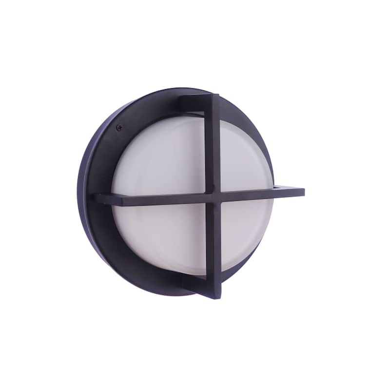 Craftmade ZA5912 Bulkhead Round 2 Light 10" Wide Flush Mount Outdoor - Textured Black