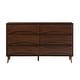 preview thumbnail 8 of 18, Walker Edison Mid-Century 6-Drawer Solid Wood Dresser