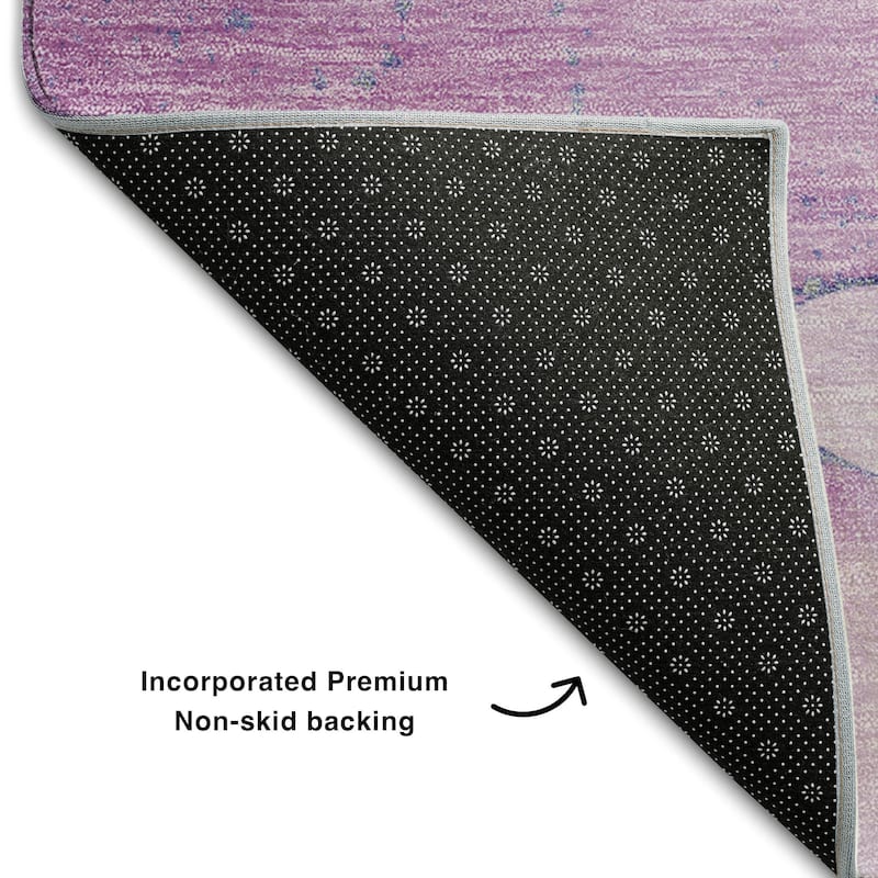 Premium Washable Super Soft Abstract Contemporary Mayfield Rug