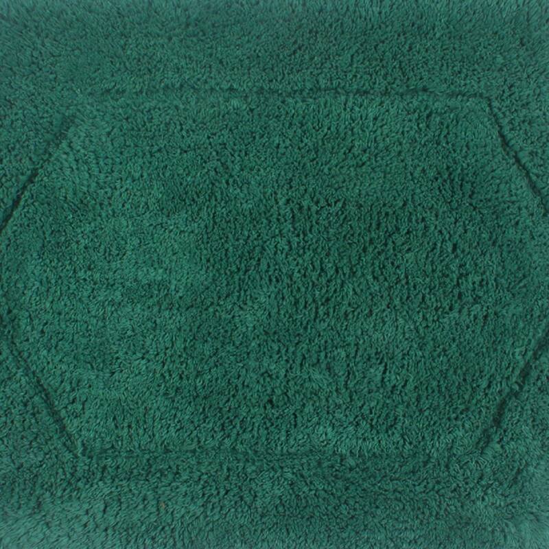 Waterford Collection 100% Cotton Non-Slip Bathroom Rug Set, Machine Washable Bath Rug, 5 Piece Bath Mat Set with Contour