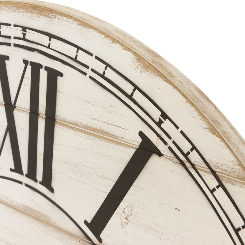 The Gray Barn Oversize Shiplap Wall Clock