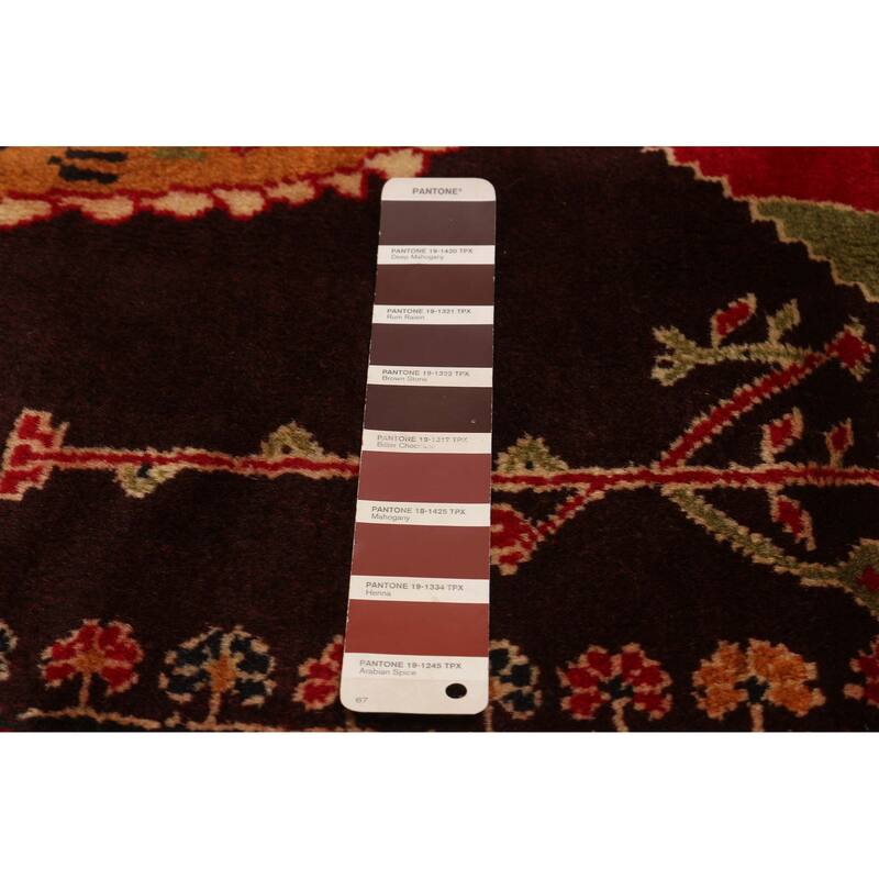 ECARPETGALLERY Hand-knotted Teimani Brown Wool Rug - 6'0 x 8'8