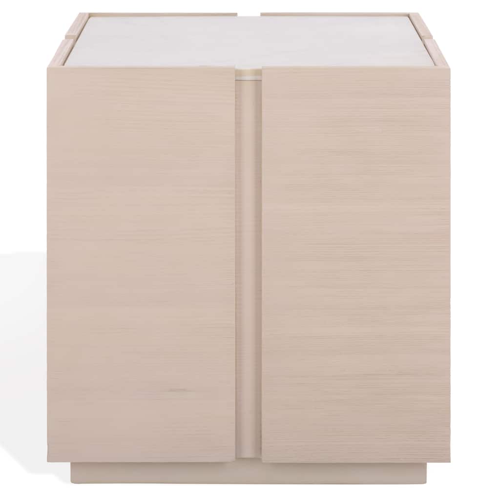 SAFAVIEH Couture Alanabella Marble Square Accent Table - 20"W x 20"D x 22"H