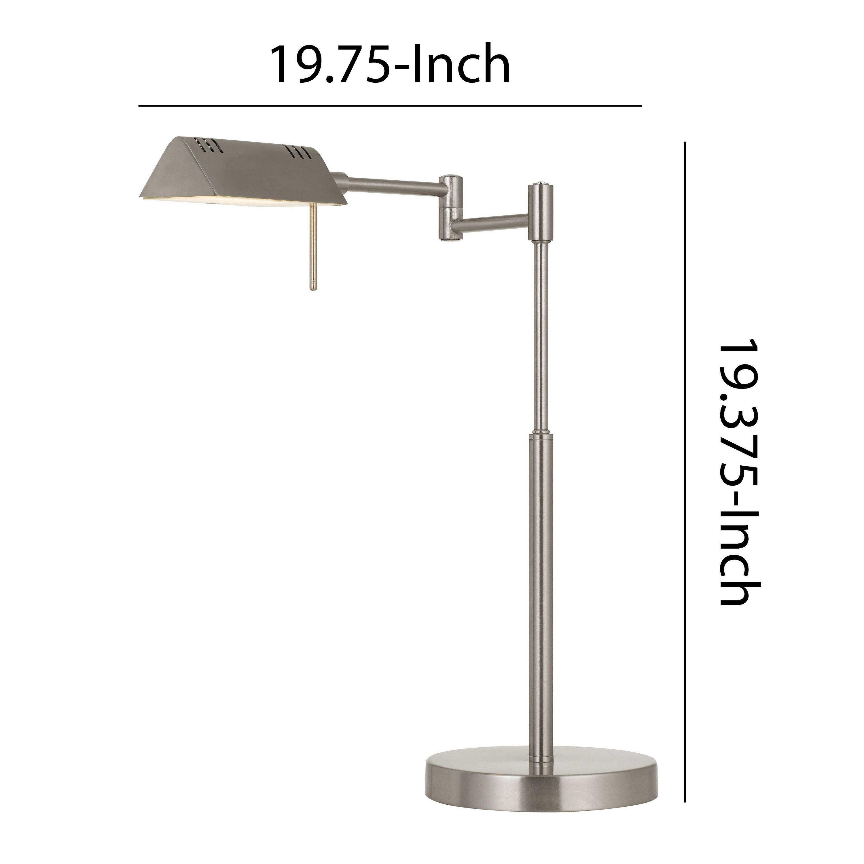 bench lamp with flexible arm