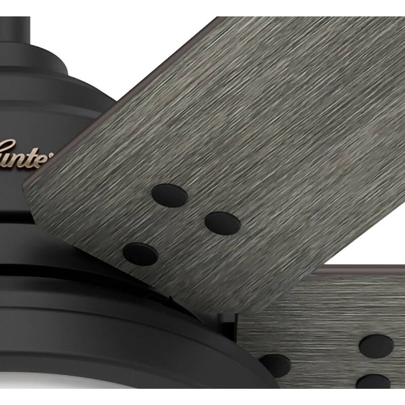 Hunter 70" Warrant Windmill Ceiling Fan with LED Light Kit and Wall Control - Farmhouse, Industrial, Contemporary