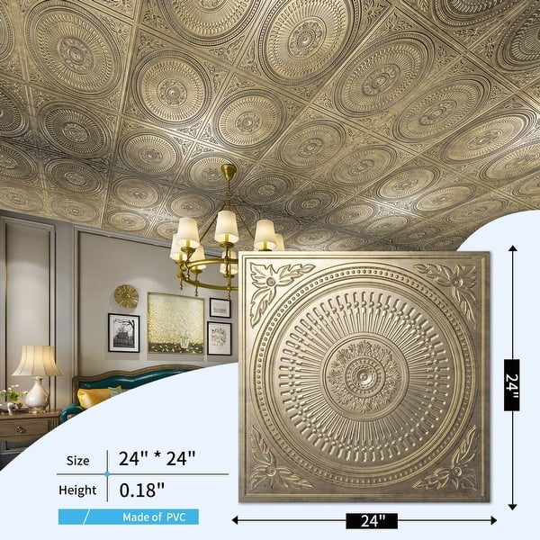 2ft X 2ft Printed Pro Ceiling Tile,Drop Ceiling Tiles 24 X 24in